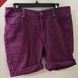 Sonoma Life + Style size 12 Women's Shorts in Plum Purple